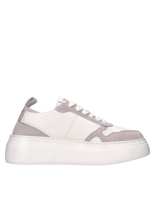 Sneakers in pelle e tessuto EMANUELLE VEE | 451P-302-19-P011CBBIANCO-LILLA